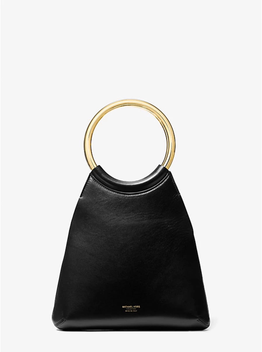 Michael Kors Ursula Small Leather Ring Tote Bag for Women