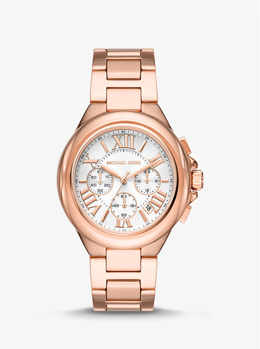 Michael Kors Women's Oversized Camille Rose Gold Tone Watch