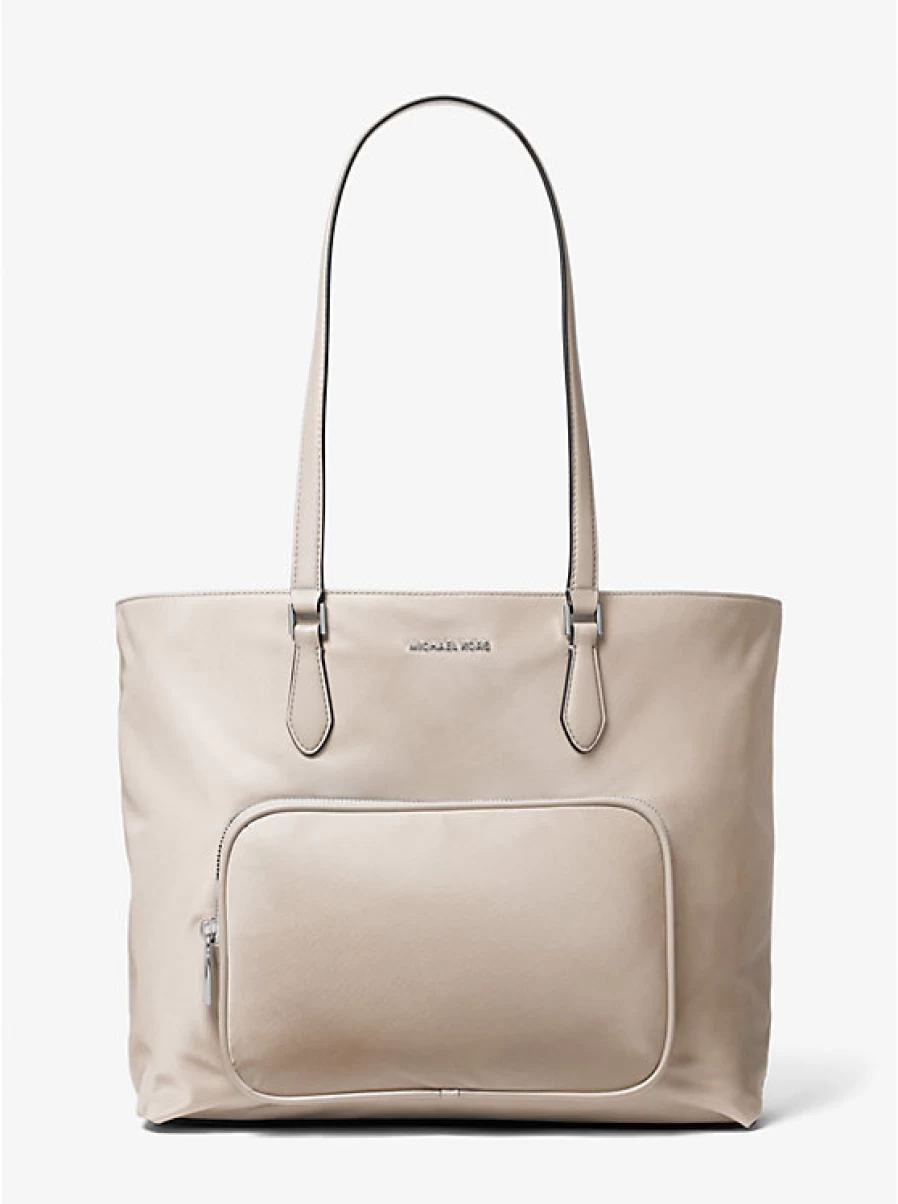 Michael Kors Women's Cara Large Nylon Tote Bag – Stylish & Spacious Handbag for Everyday Use
