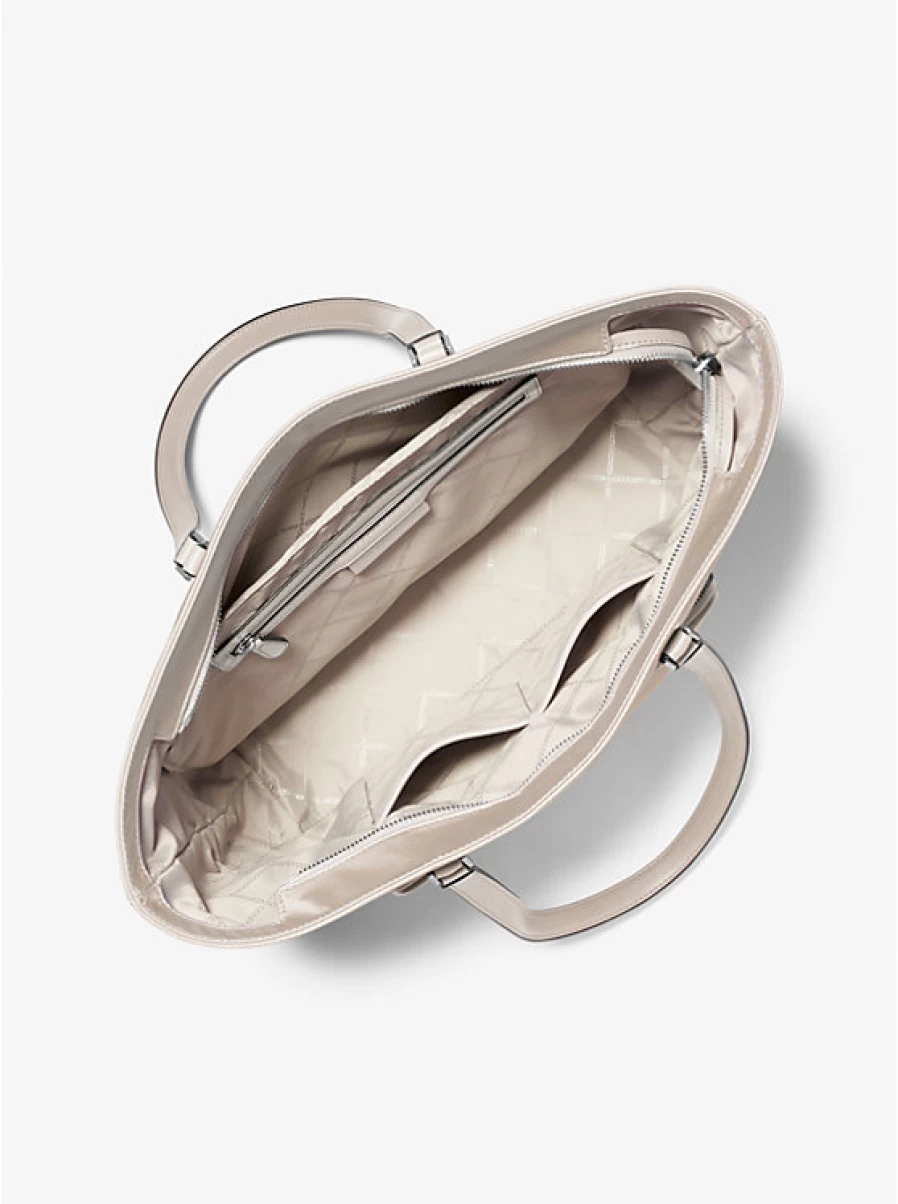 Michael Kors Women's Cara Large Nylon Tote Bag – Stylish & Spacious Handbag for Everyday Use