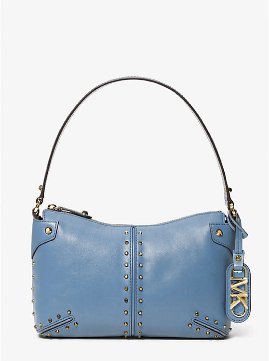 Michael Kors Women's Large Astor Studded Leather Backpack with Shoulder Strap