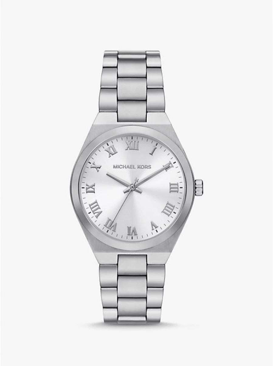 Michael Kors Women's Lennox Silver-Tone Stainless Steel Watch