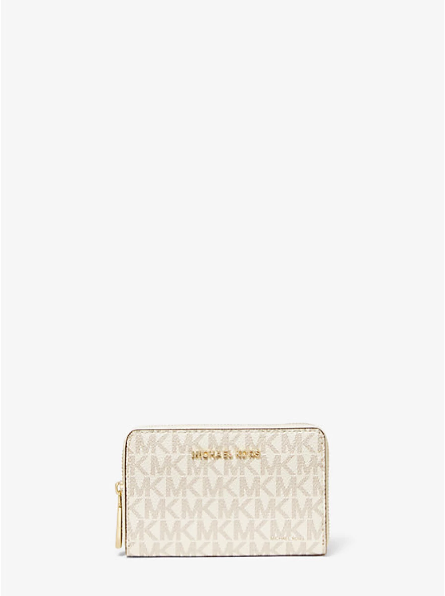 Michael Kors Women's Small Leather Wallet With Logo - Stylish & Compact Designer Wallet