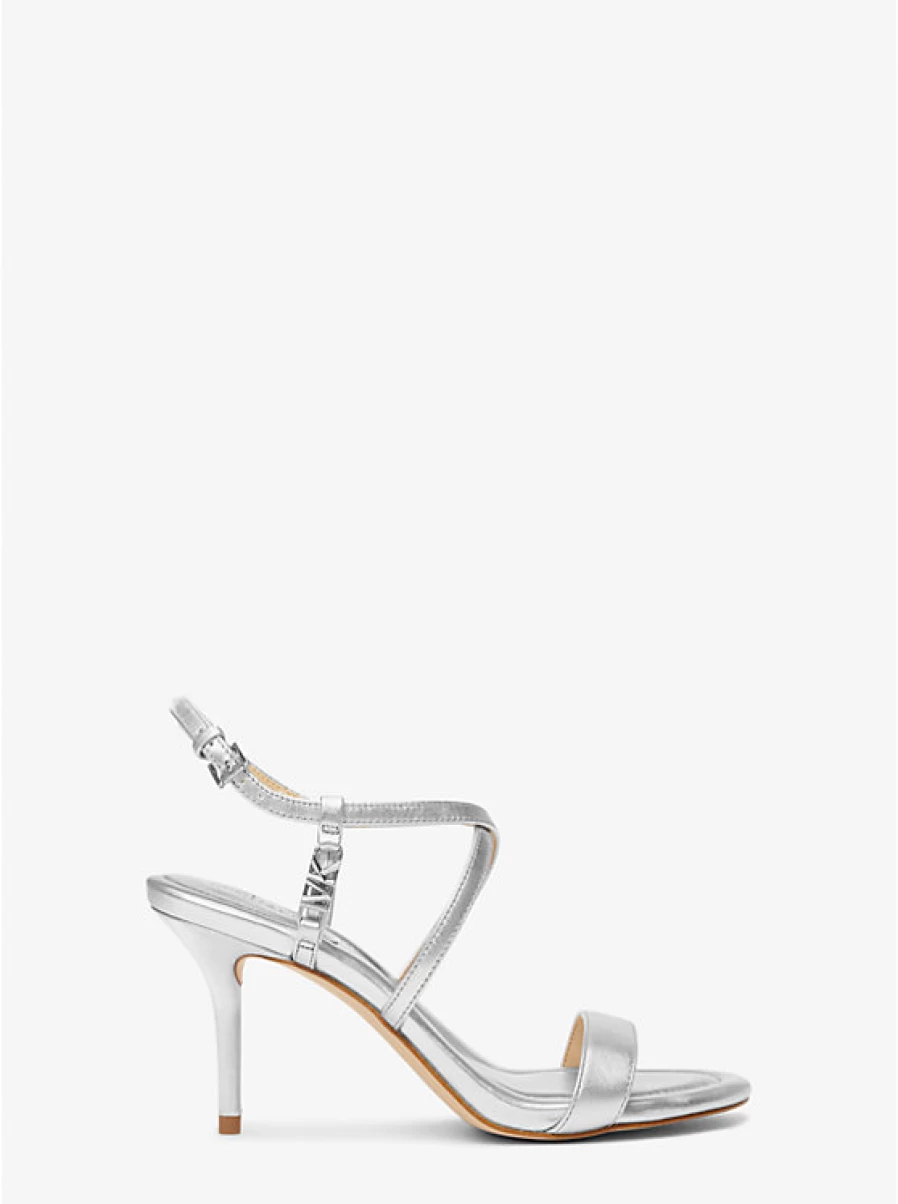 Michael Kors Women's Veronica Metallic Leather Sandals