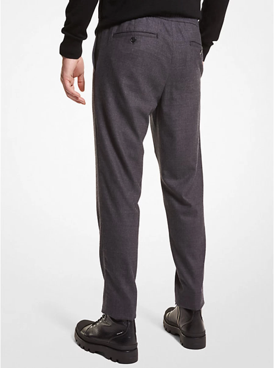 Michael Kors Men's Stretch Wool Flannel Pants for Comfort & Style