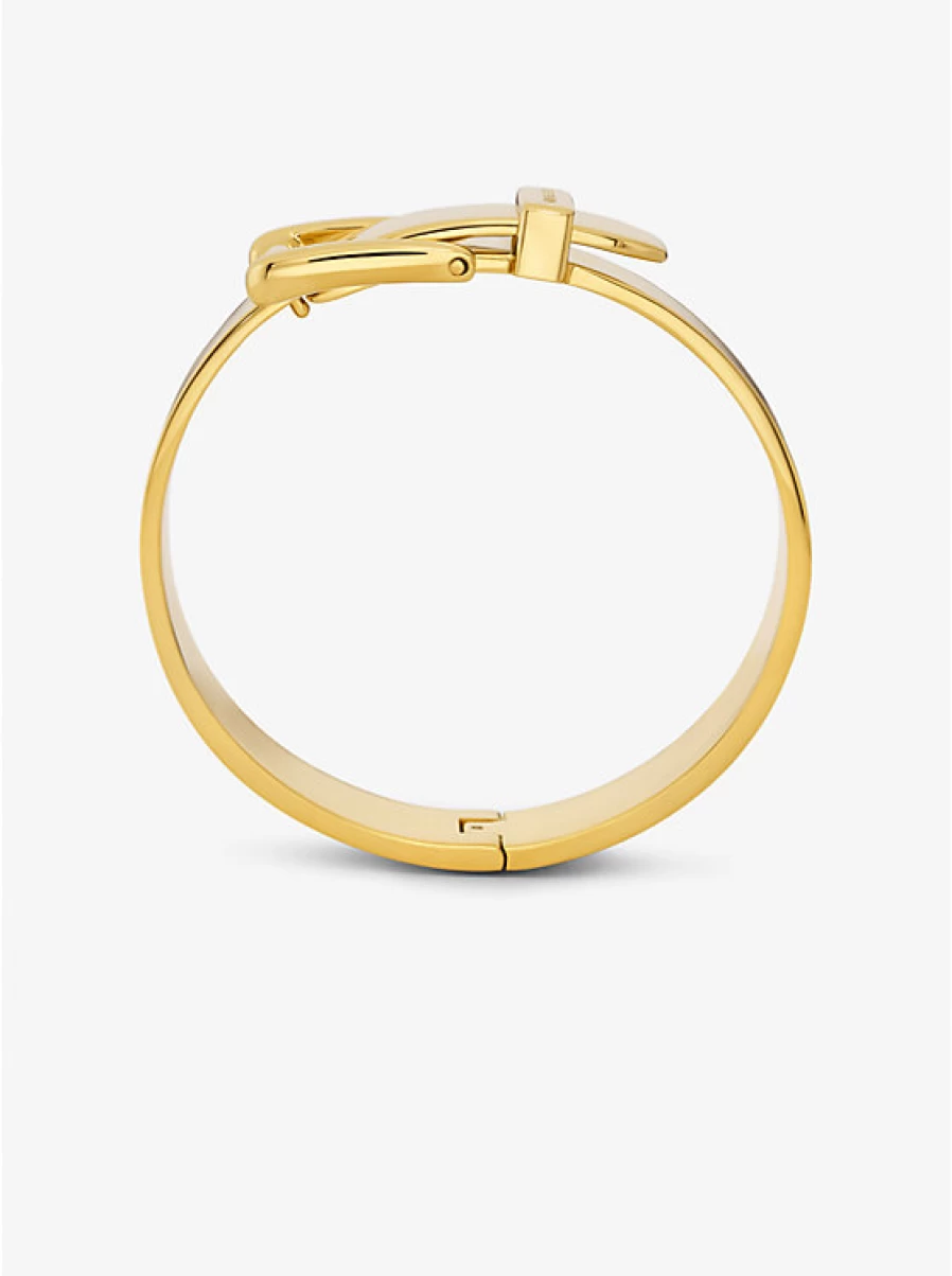 Michael Kors Women's Large Colby Brass Bracelet with Precious Metal Plating