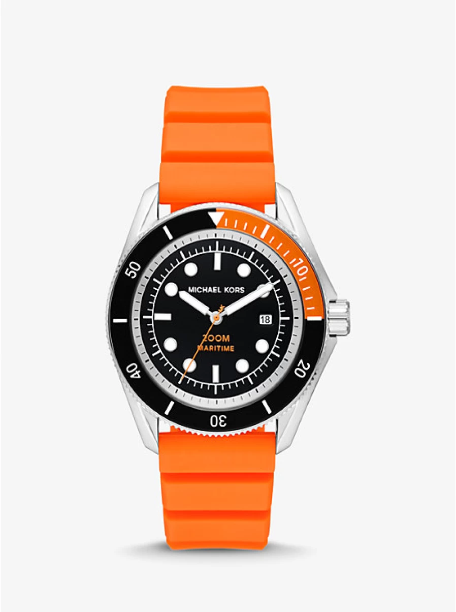 Michael Kors Men's Oversized Maritime Silicone Dive Watch