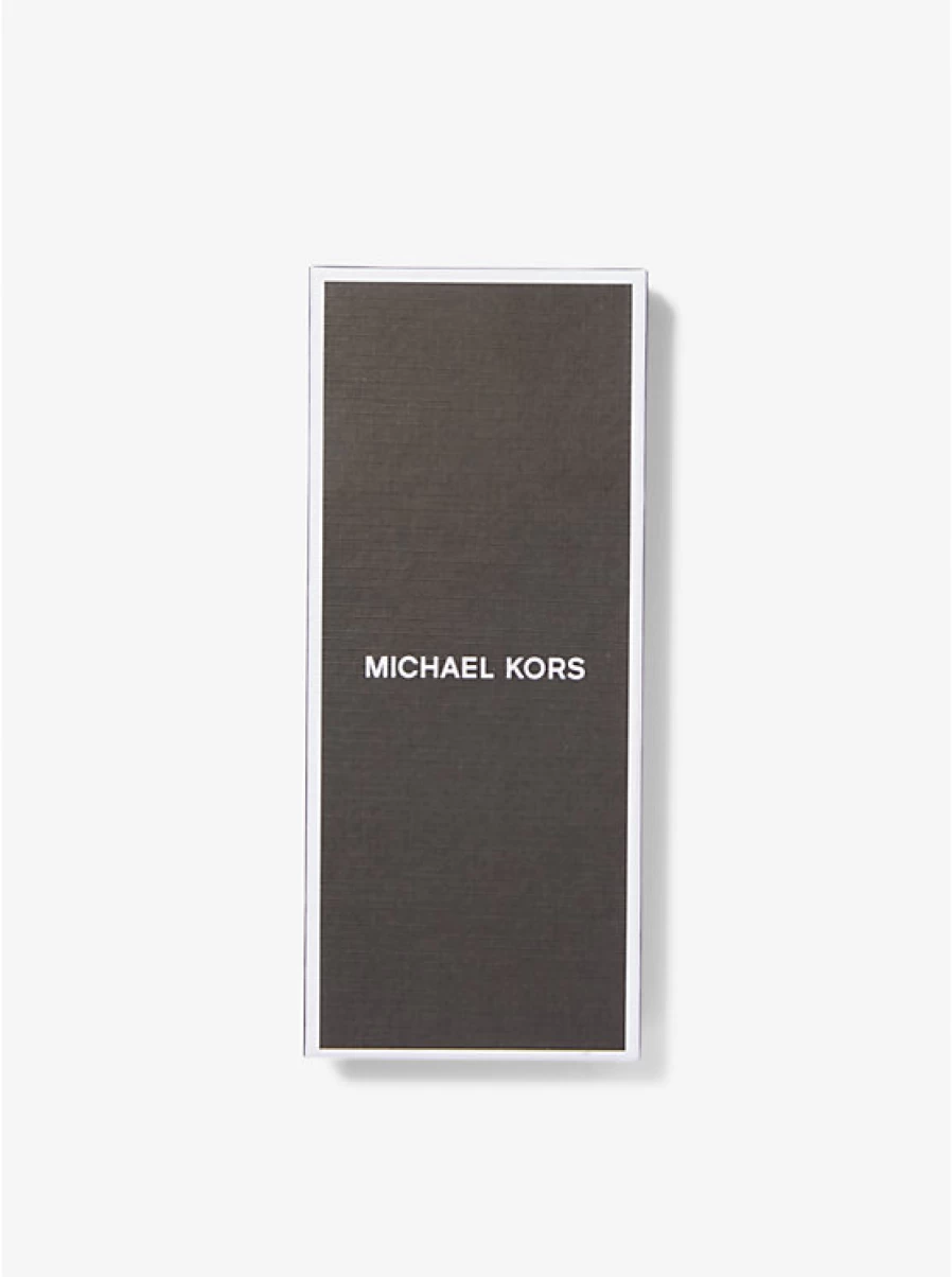 Michael Kors Genuine Leather AirTag Holder Set of 2 with Embossed Logo - Compatible with Apple AirTag®