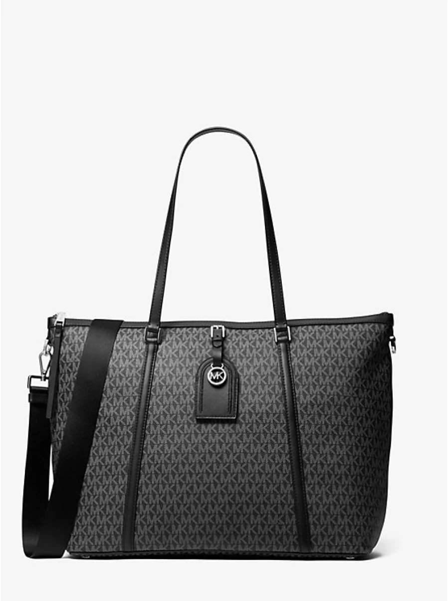 Michael Kors Women's Large Heritage Logo Tote Bag