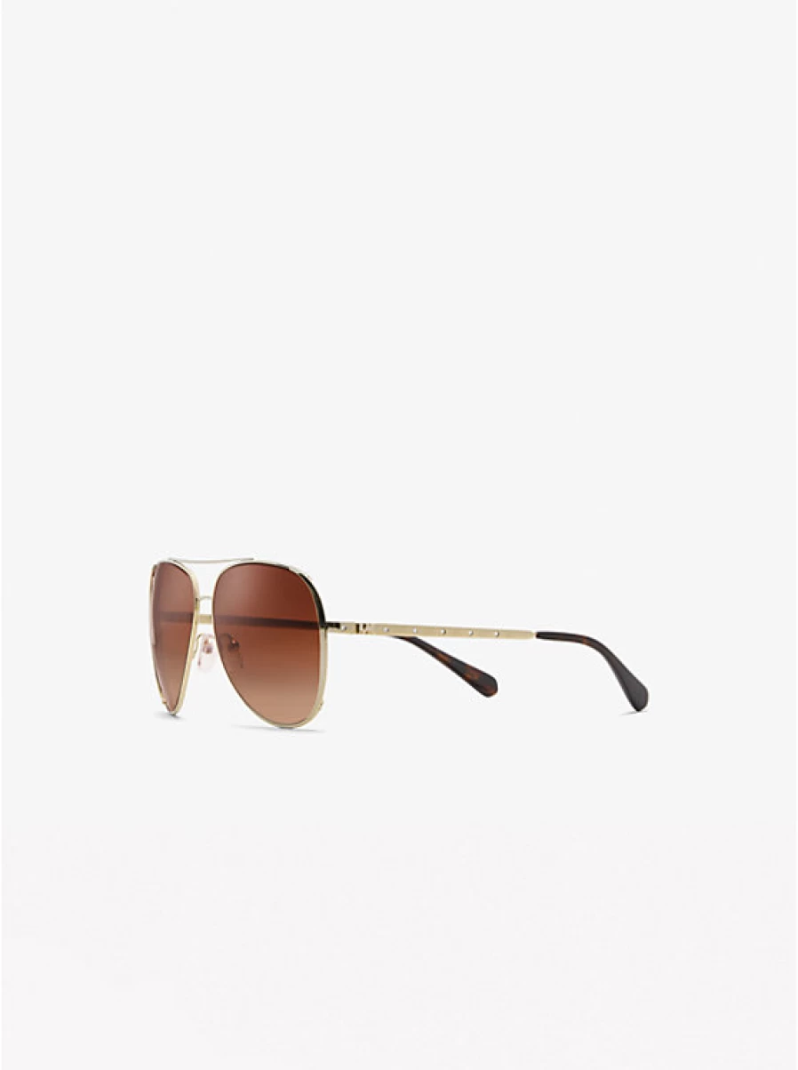 Michael Kors Chelsea Bright Sunglasses for Women - Stylish UV Protection Aviator Sunglasses