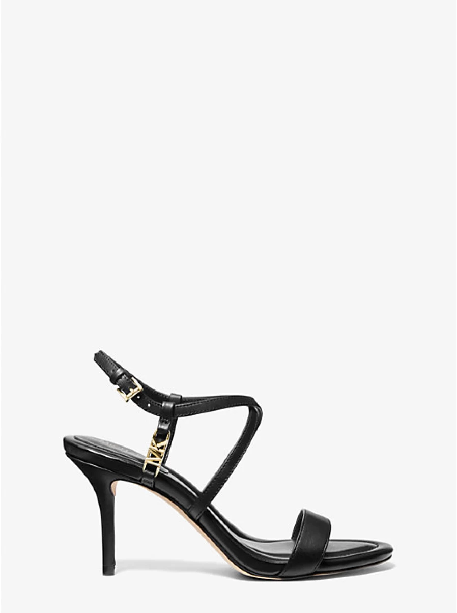 Michael Kors Women's Veronica Leather Sandals – Stylish Comfortable Footwear
