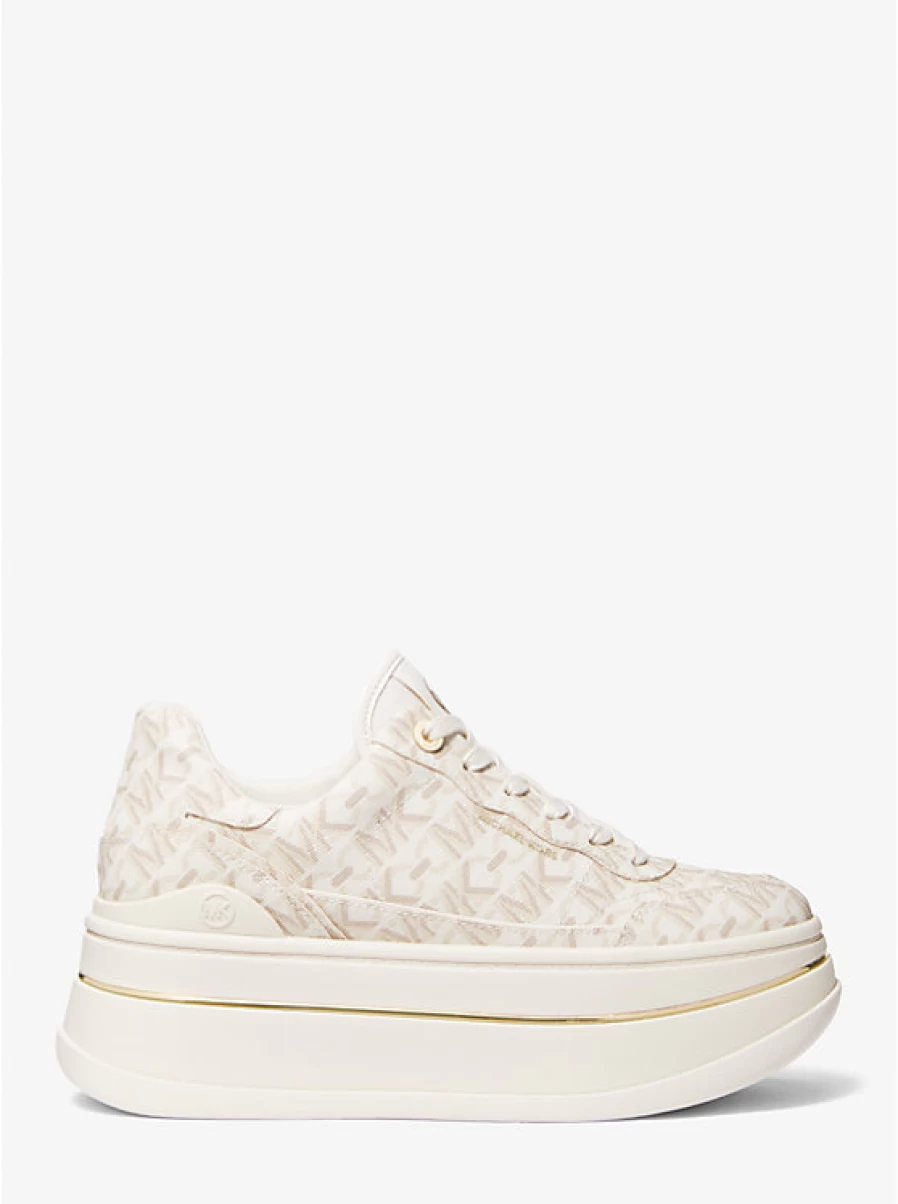 Michael Kors Women's Empire Signature Logo Platform Espadrille Hayes Sandals
