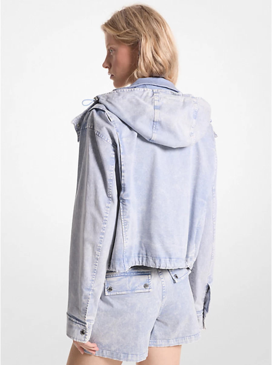 Michael Kors Women's Stretch Organic Cotton Short Jacket