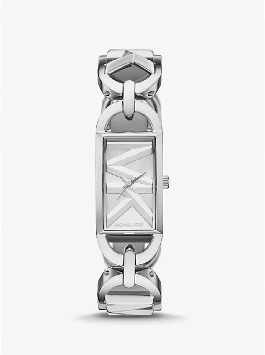 Michael Kors Women's Miniature Silver Empire Watch - Elegant Silver-Tone Timepiece