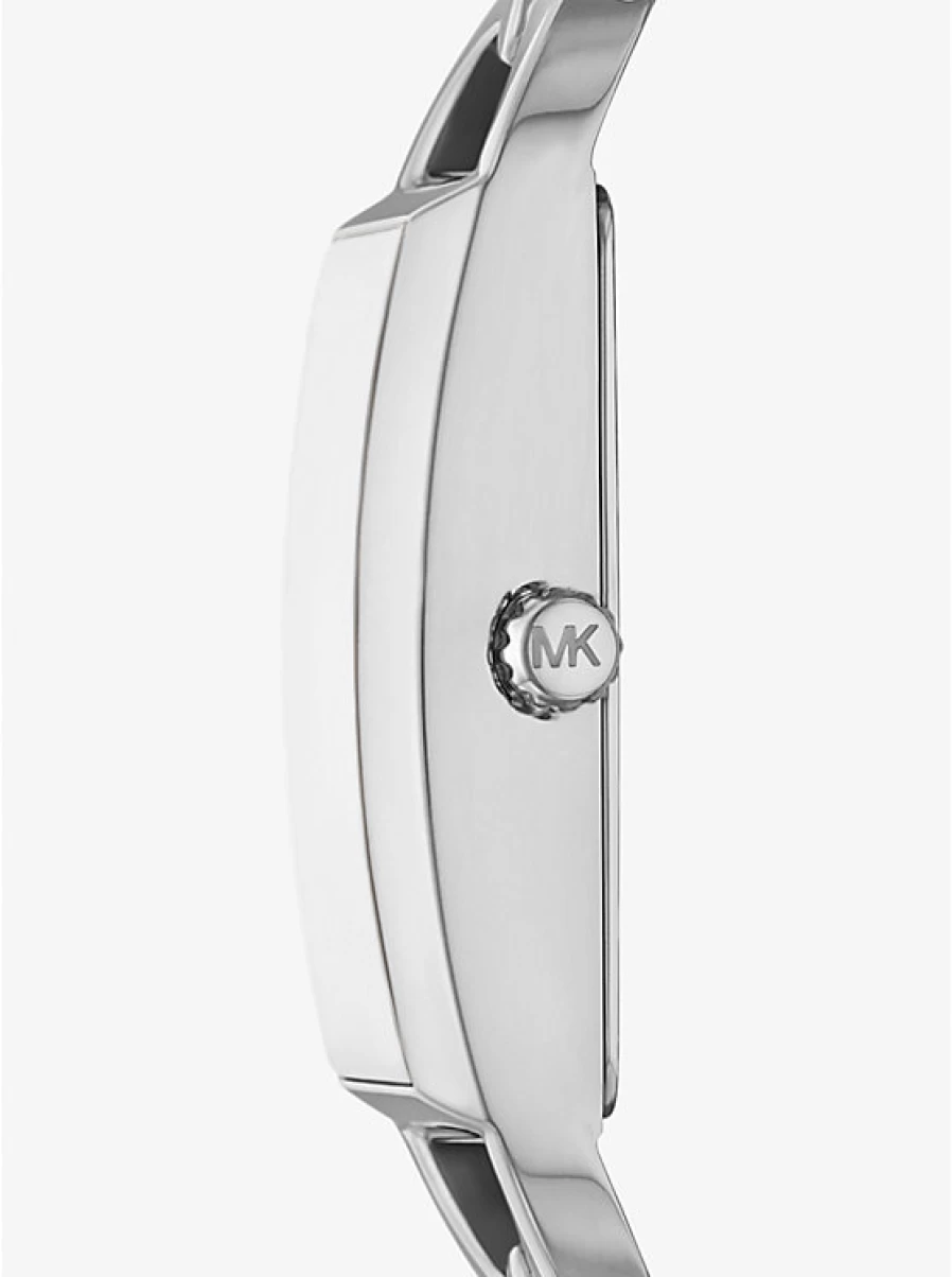 Michael Kors Women's Miniature Silver Empire Watch - Elegant Silver-Tone Timepiece