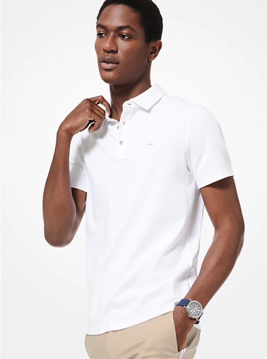 Michael Kors Men's Classic Cotton Polo Shirt - Comfortable & Stylish Casual Wear