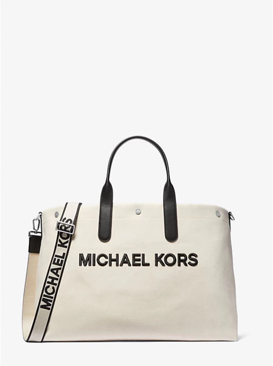 Michael Kors Brooklyn Oversized Tote Bag for Men in Durable Cotton Canvas