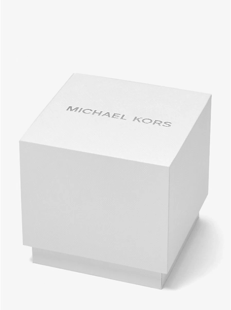 Michael Kors Dylan Oversized Navy Watch for Men - Luxury Stainless Steel Chronograph Timepiece