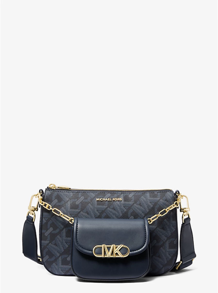 Michael Kors Women's Large Empire Signature Backpack with 2-in-1 Shoulder Strap