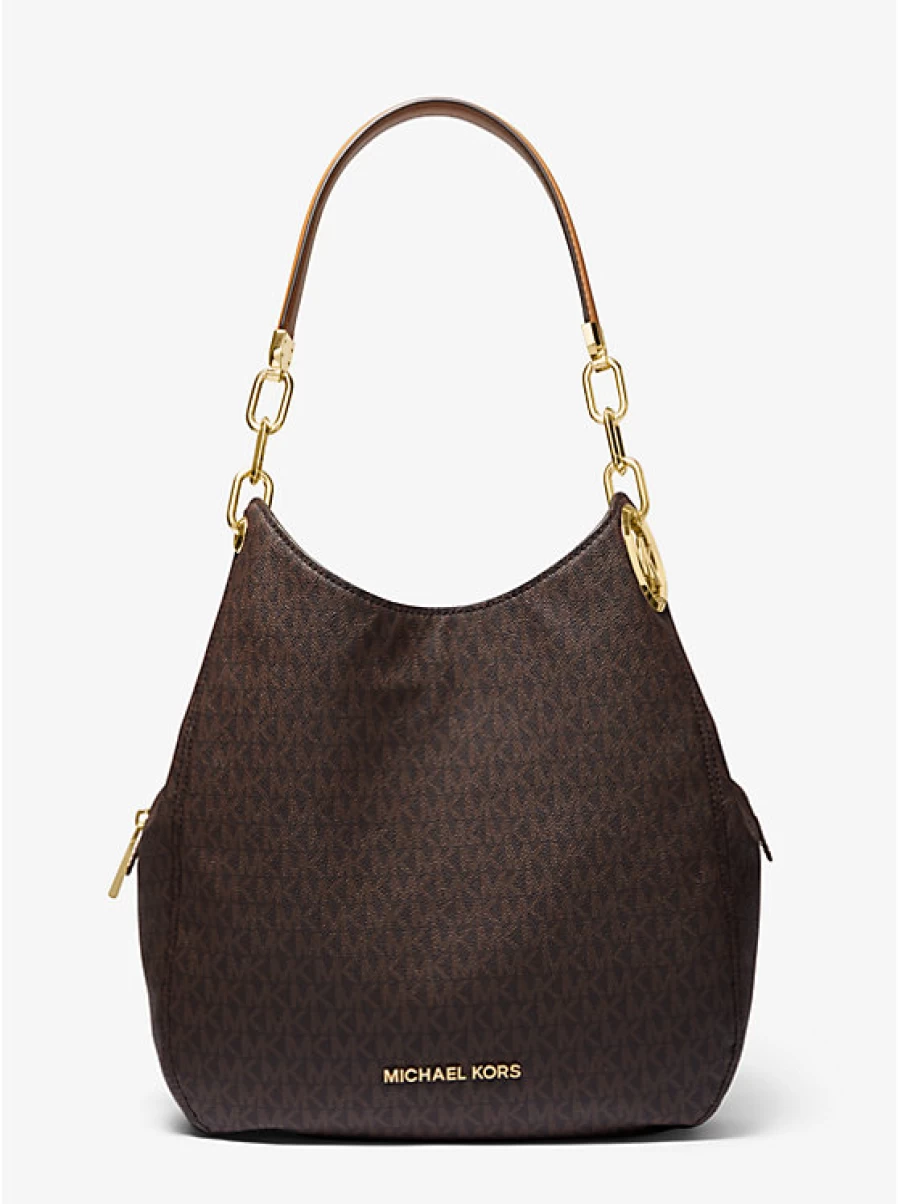 Michael Kors Women's Large Lillie Backpack with Shoulder Strap and Logo Design