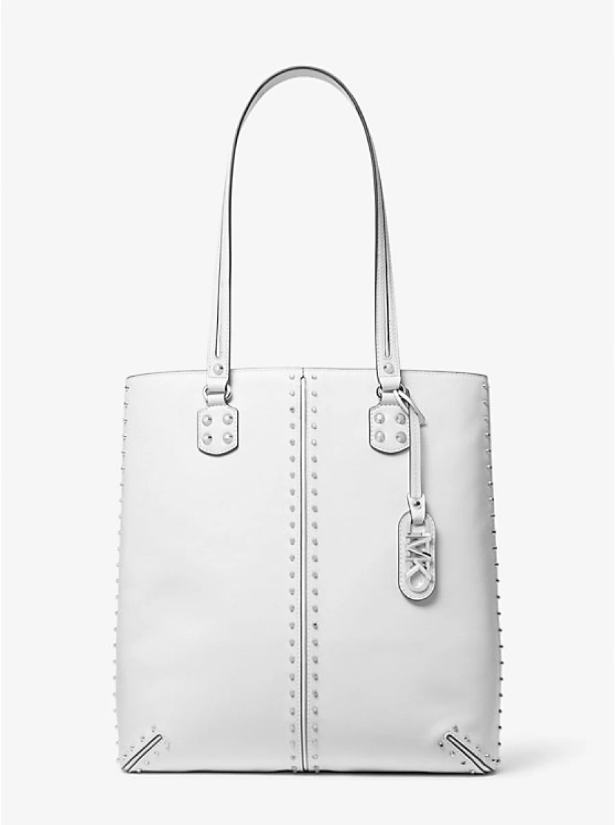Michael Kors Women's Large Astor Studded Leather Tote Bag