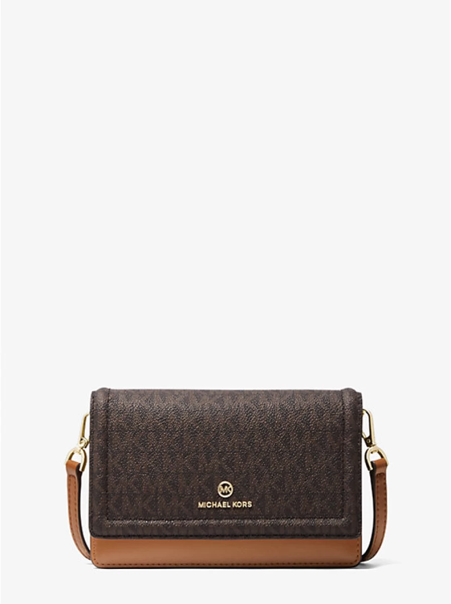 Michael Kors Women's Jet Set Convertible Crossbody Bag with Adjustable Shoulder Strap for Smartphone