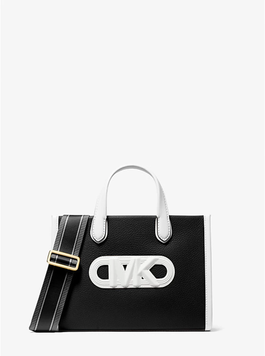 Michael Kors Women's Small Gigi Leather Crossbody Bag with Embossed Design