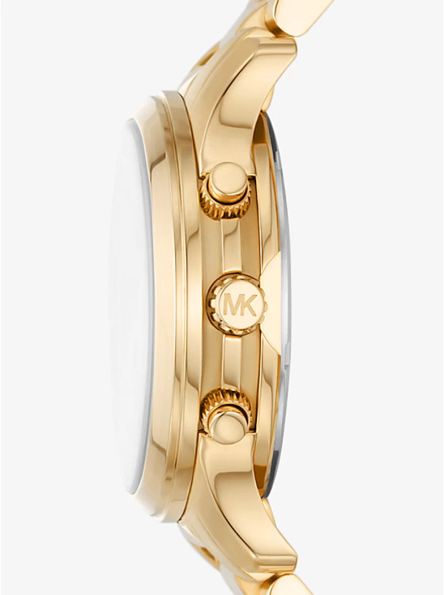 Michael Kors Women's Runway Thin Miniature Gold Watch - Elegant Luxury Timepiece