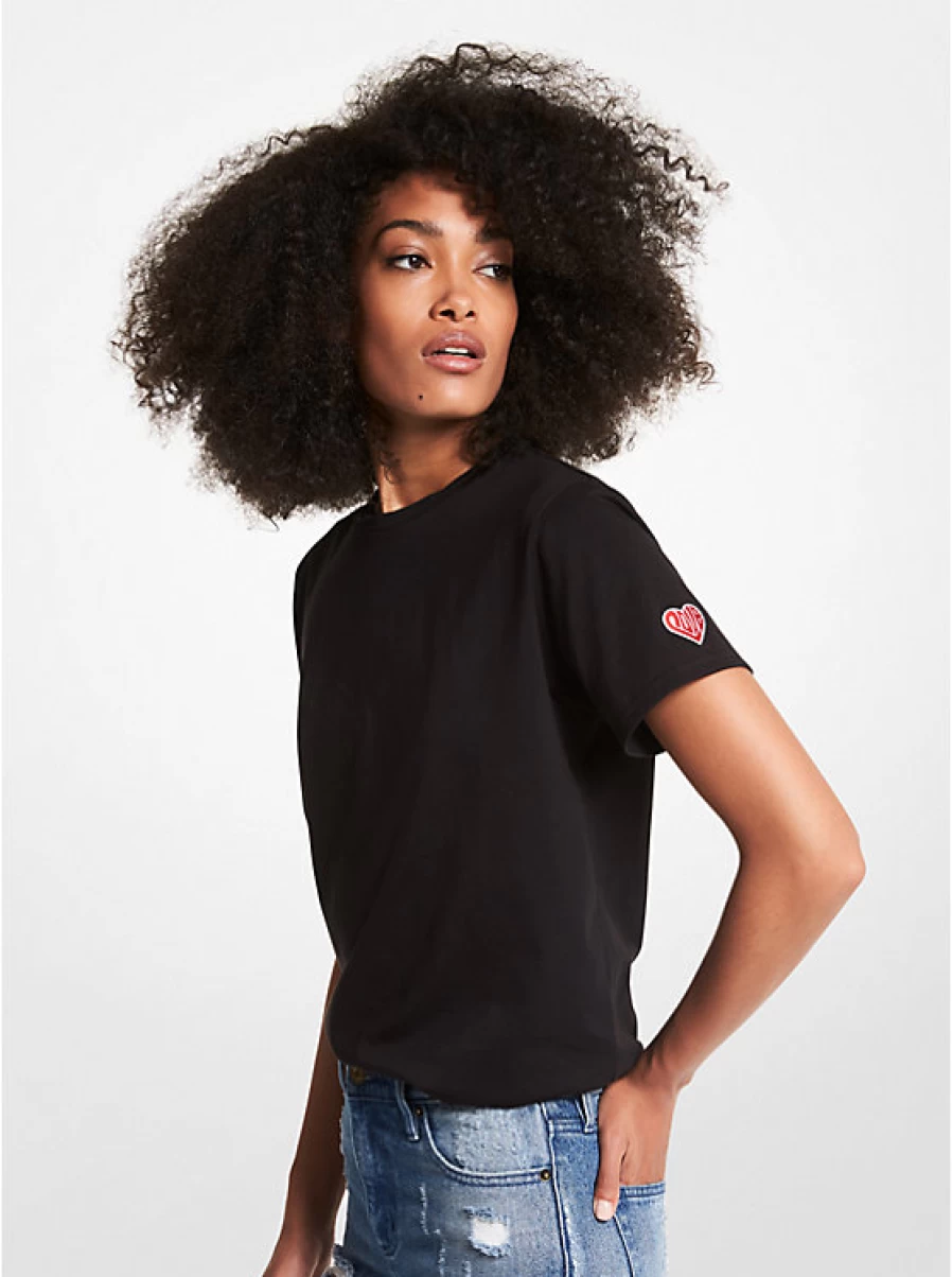 Michael Kors Women's Love Watch Hunger Stop Organic Cotton T-Shirt