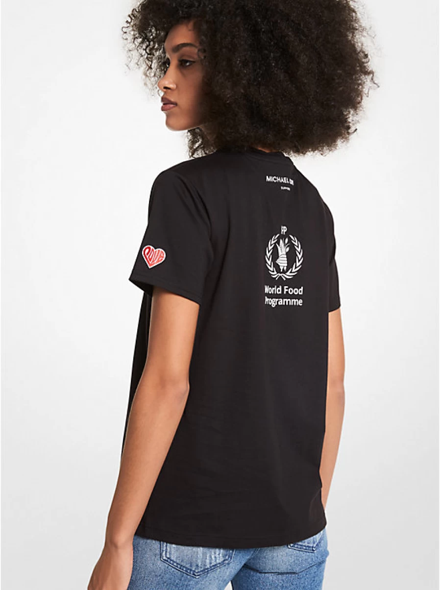 Michael Kors Women's Love Watch Hunger Stop Organic Cotton T-Shirt