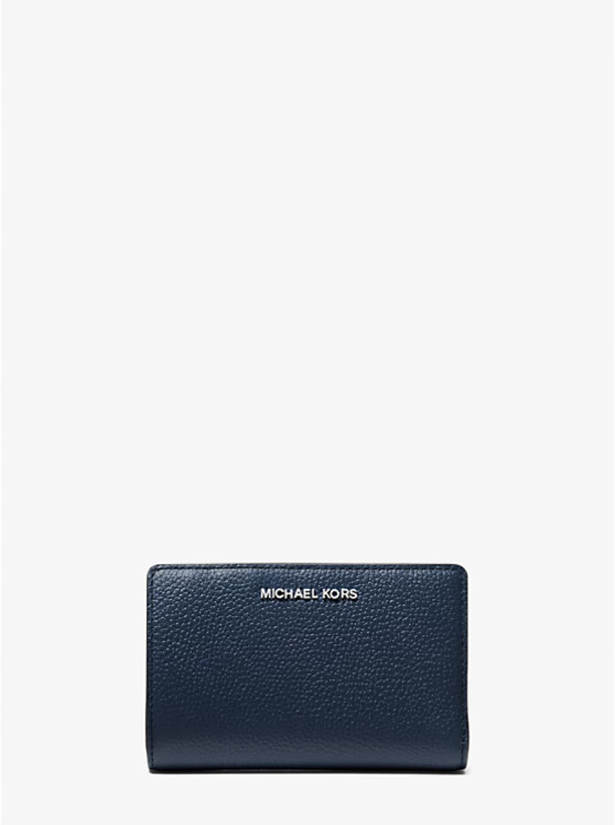 Michael Kors Women's Empire Medium Leather Wallet in Grained Leather