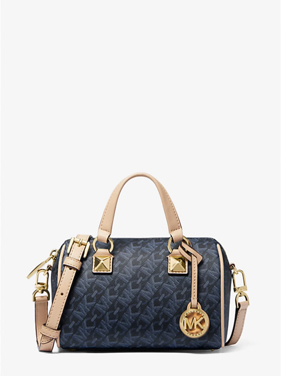 Michael Kors Grayson Small Travel Shoulder Bag for Women with Signature Logo