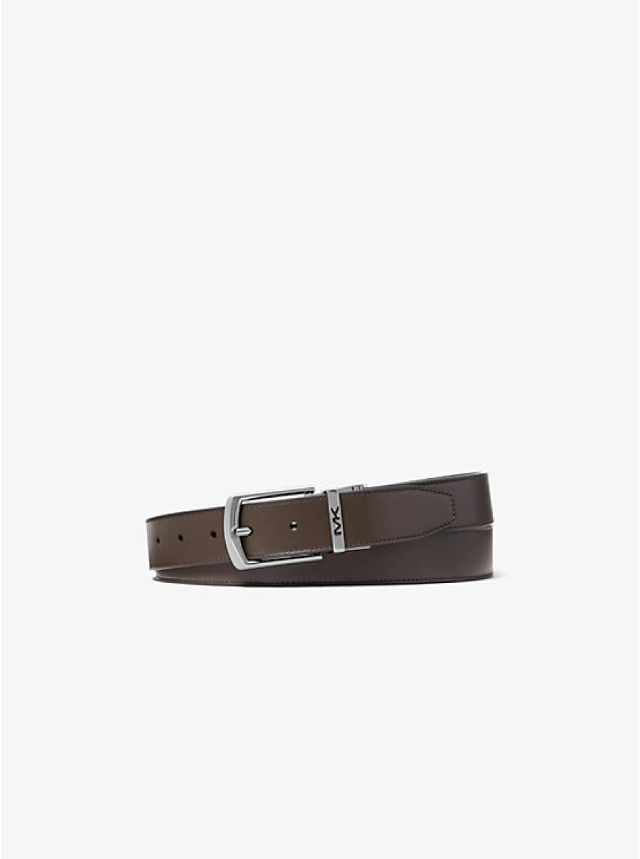 Michael Kors Reversible Belt for Men with Signature Logo - Dual Sided Designer Belt