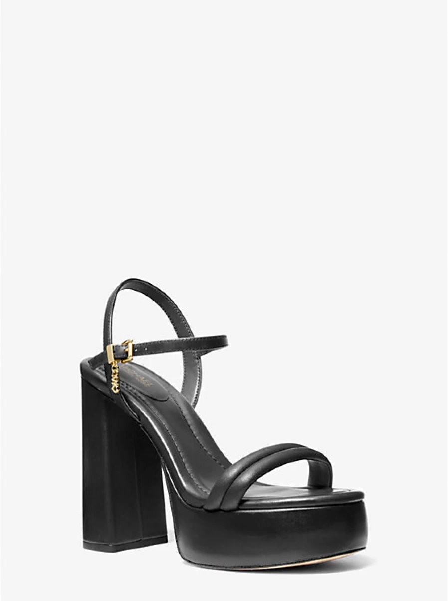 Michael Kors Women's Laci Leather Platform Sandals