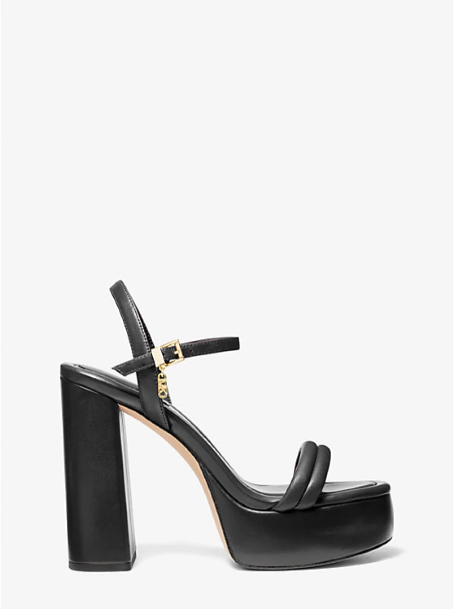 Michael Kors Women's Laci Leather Platform Sandals