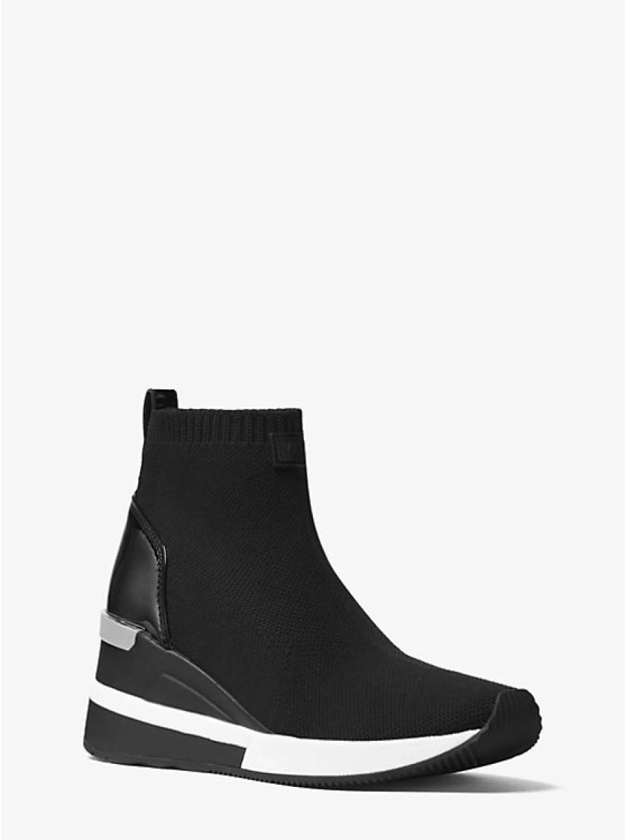 Michael Kors Women's Skyler Knit High Top Espadrille Sneakers