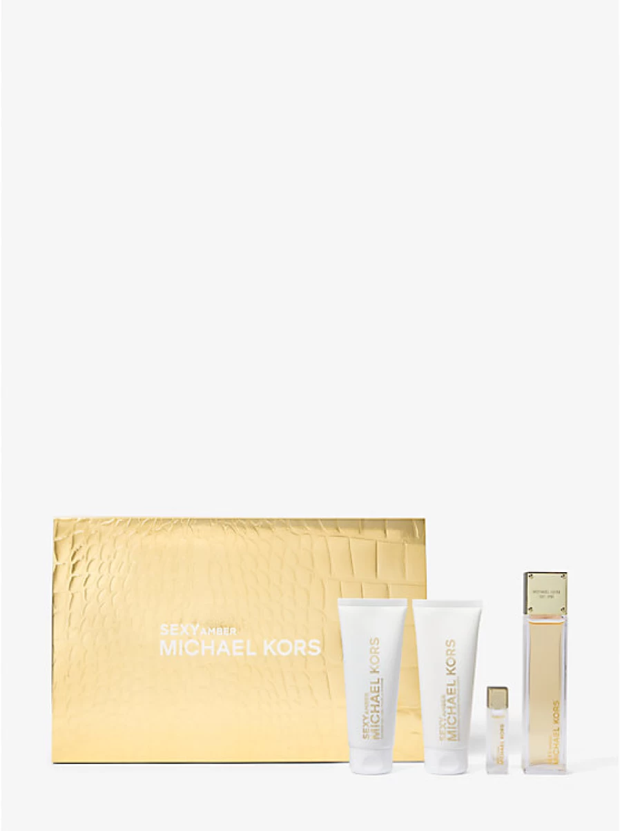 Michael Kors Women's Amber Gift Set - 4-Piece Fragrance Collection for Her