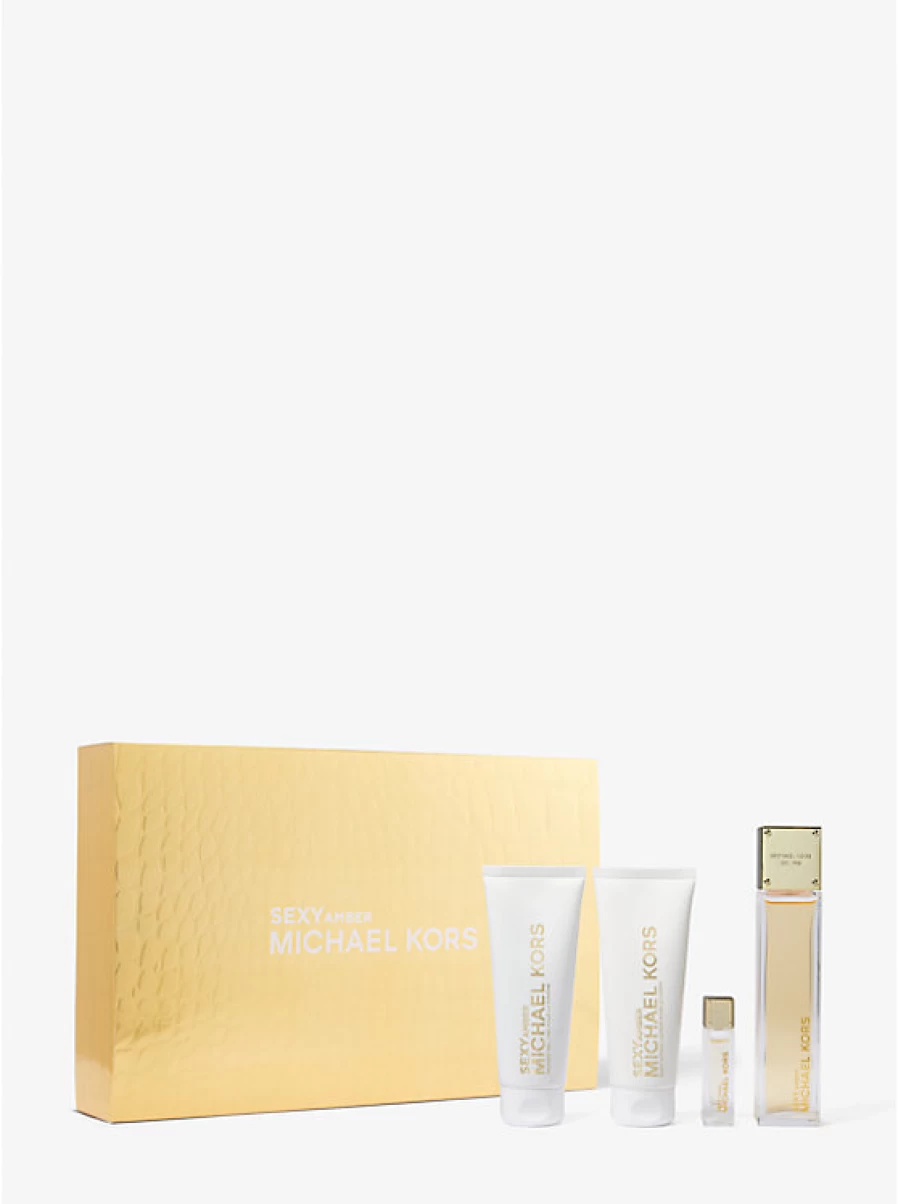 Michael Kors Women's Amber Gift Set - 4-Piece Fragrance Collection for Her