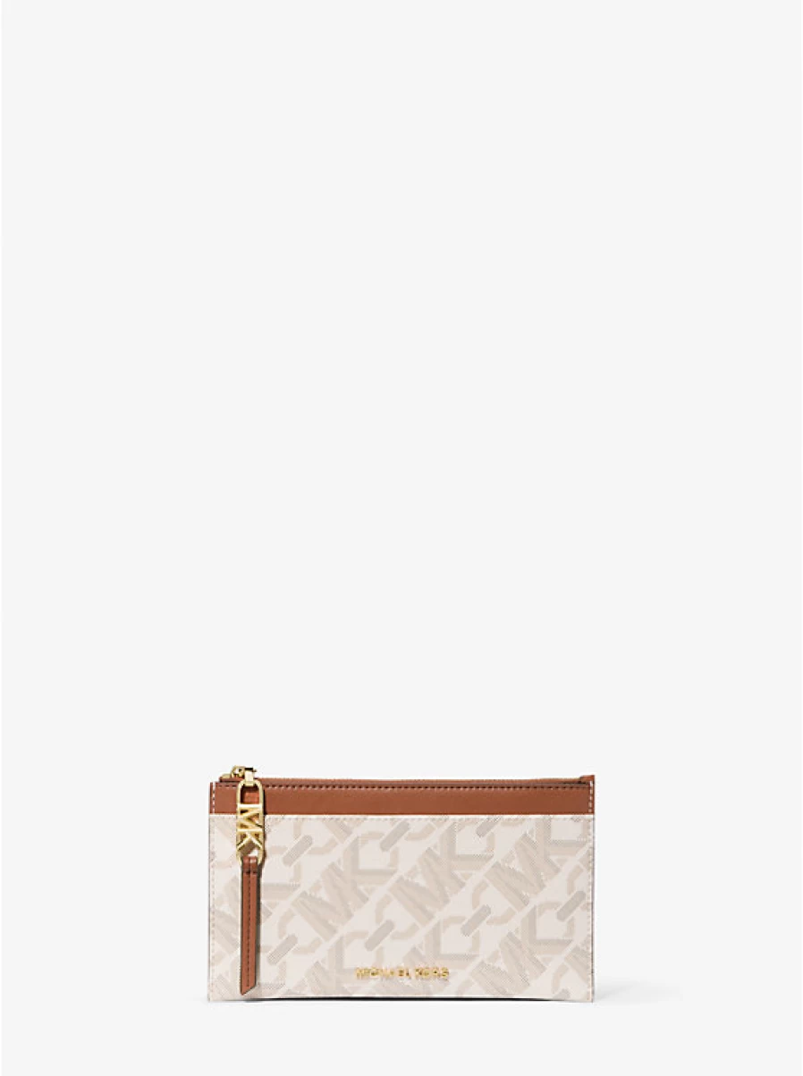 Michael Kors Women's Large Empire Leather Card Holder Wallet