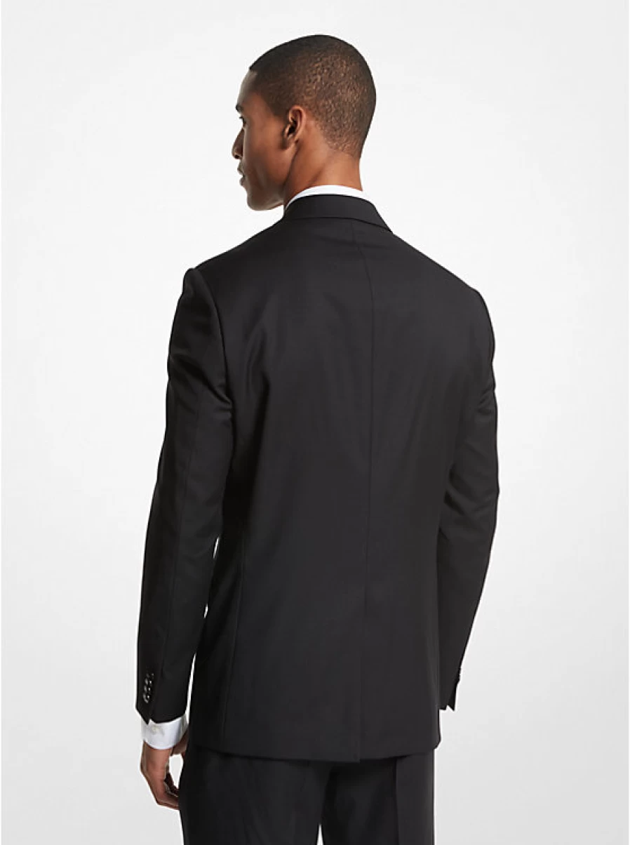 Michael Kors Men's Kaplan Wool-Blend Sports Jacket – Classic Casual Blazer for Modern Style