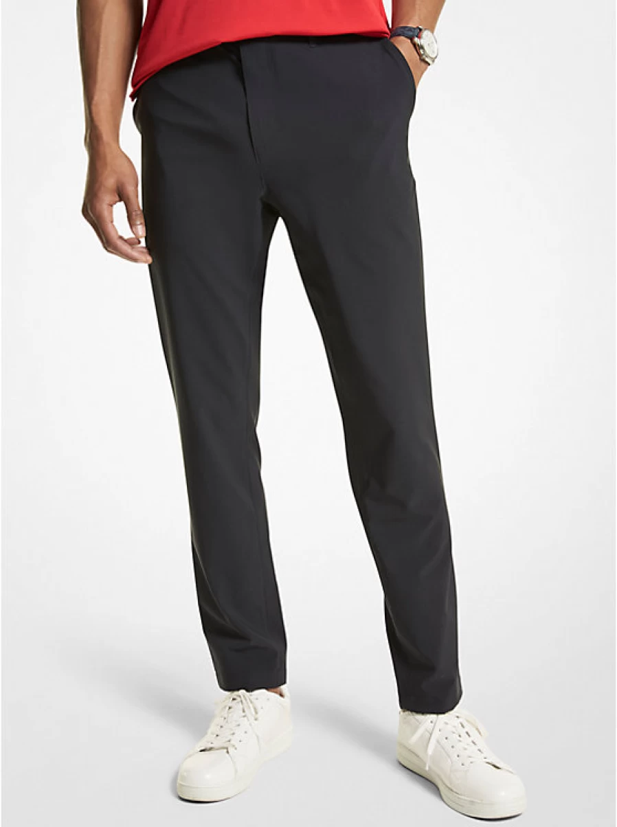 Michael Kors Men's Stretch Cotton Fitted Golf Pants for Comfort & Performance