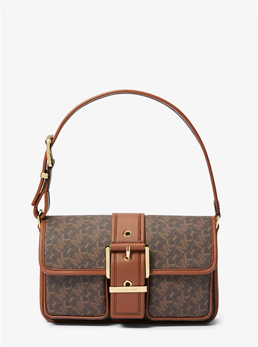Michael Kors Women's Colby Medium Shoulder Bag with Empire Signature Logo