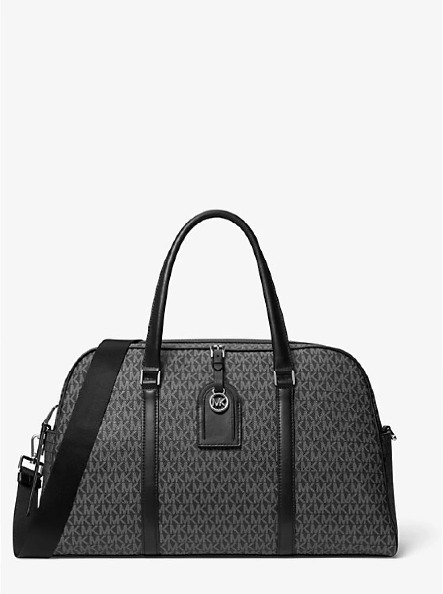 Michael Kors Extra Large Heritage Weekend Tote Bag with Logo - Spacious Travel Duffel for Women & Men