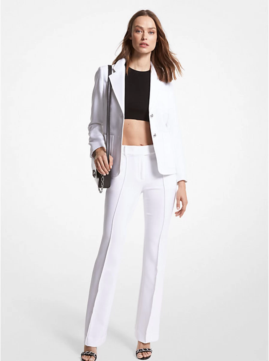 Michael Kors Women's Woven Semi-Flared Leg Pants
