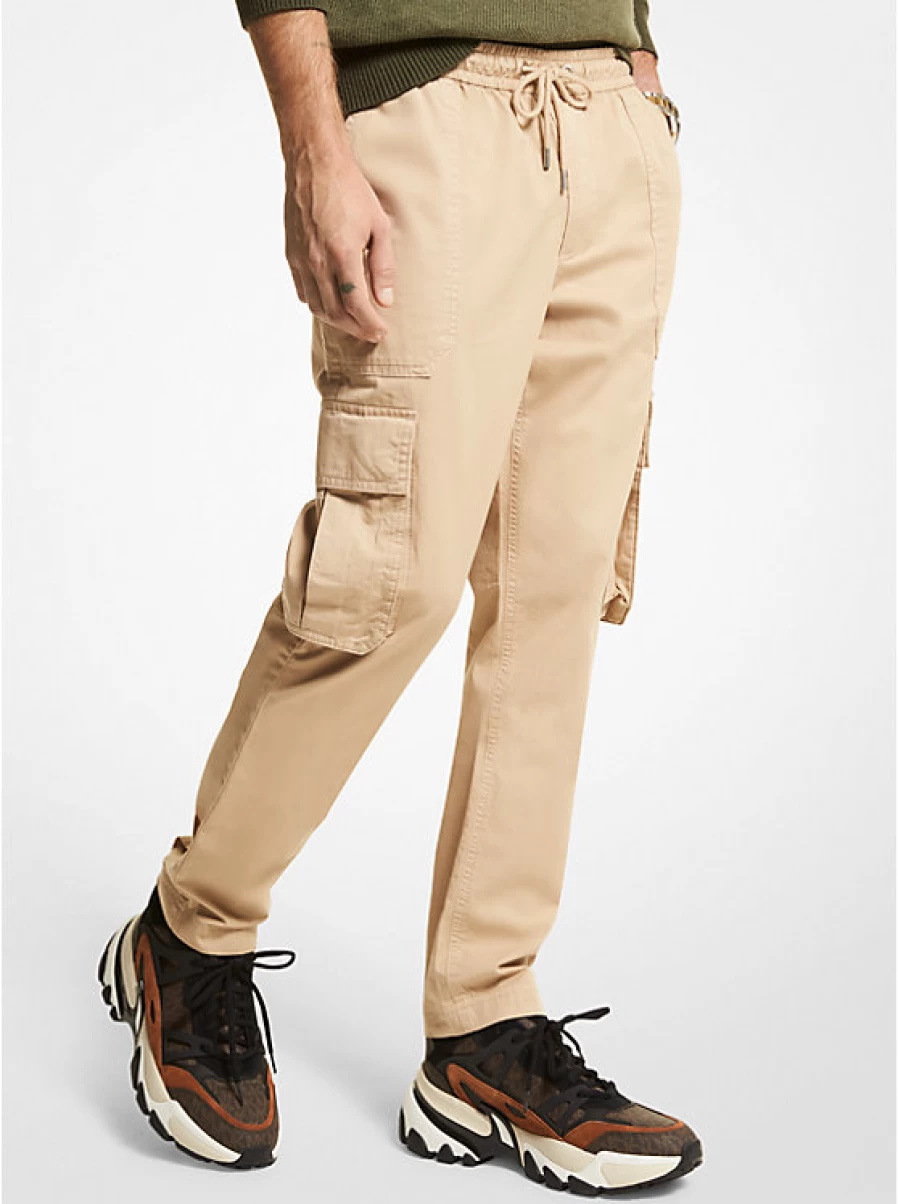 Michael Kors Men's Cotton Cargo Pants - Comfortable & Stylish Casual Trousers