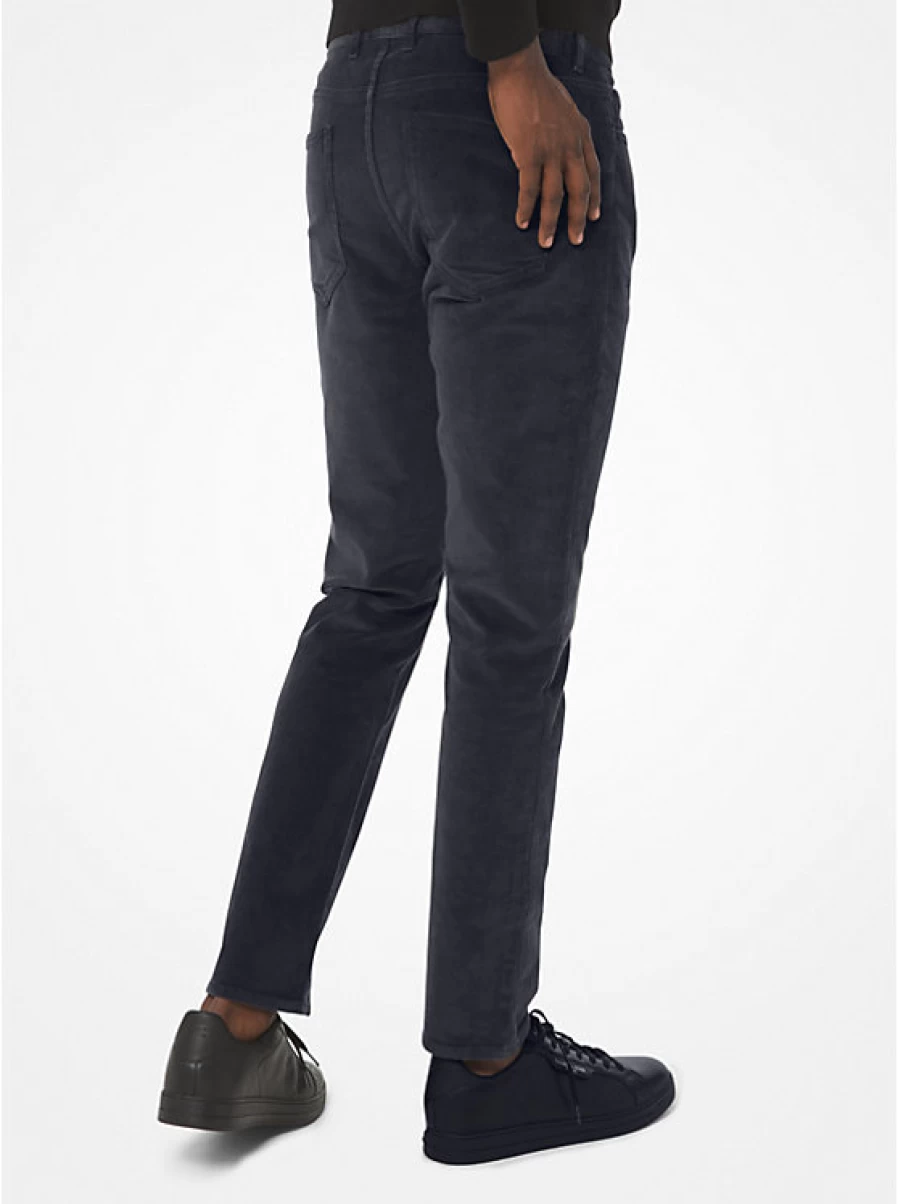 Michael Kors Men's Stretch Corduroy Fitted Pants for Comfort & Style