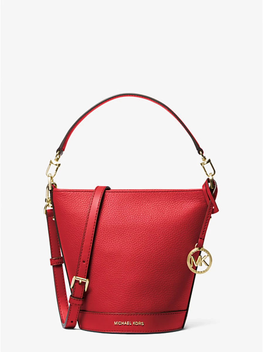 Michael Kors Women's Small Townsend Leather Shoulder Bag - Stylish Carry-On with Adjustable Strap
