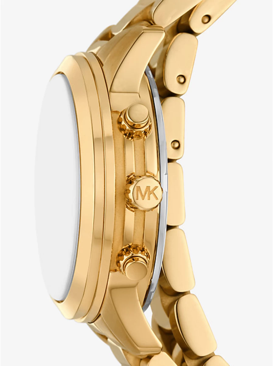 Michael Kors Women's Runway Gold-Tone Wraparound Watch - Luxury Fashion Timepiece