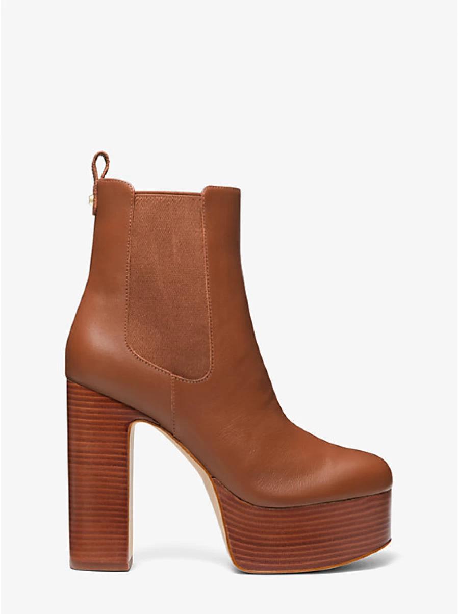 Michael Kors Women's Natasha Leather Platform Boots