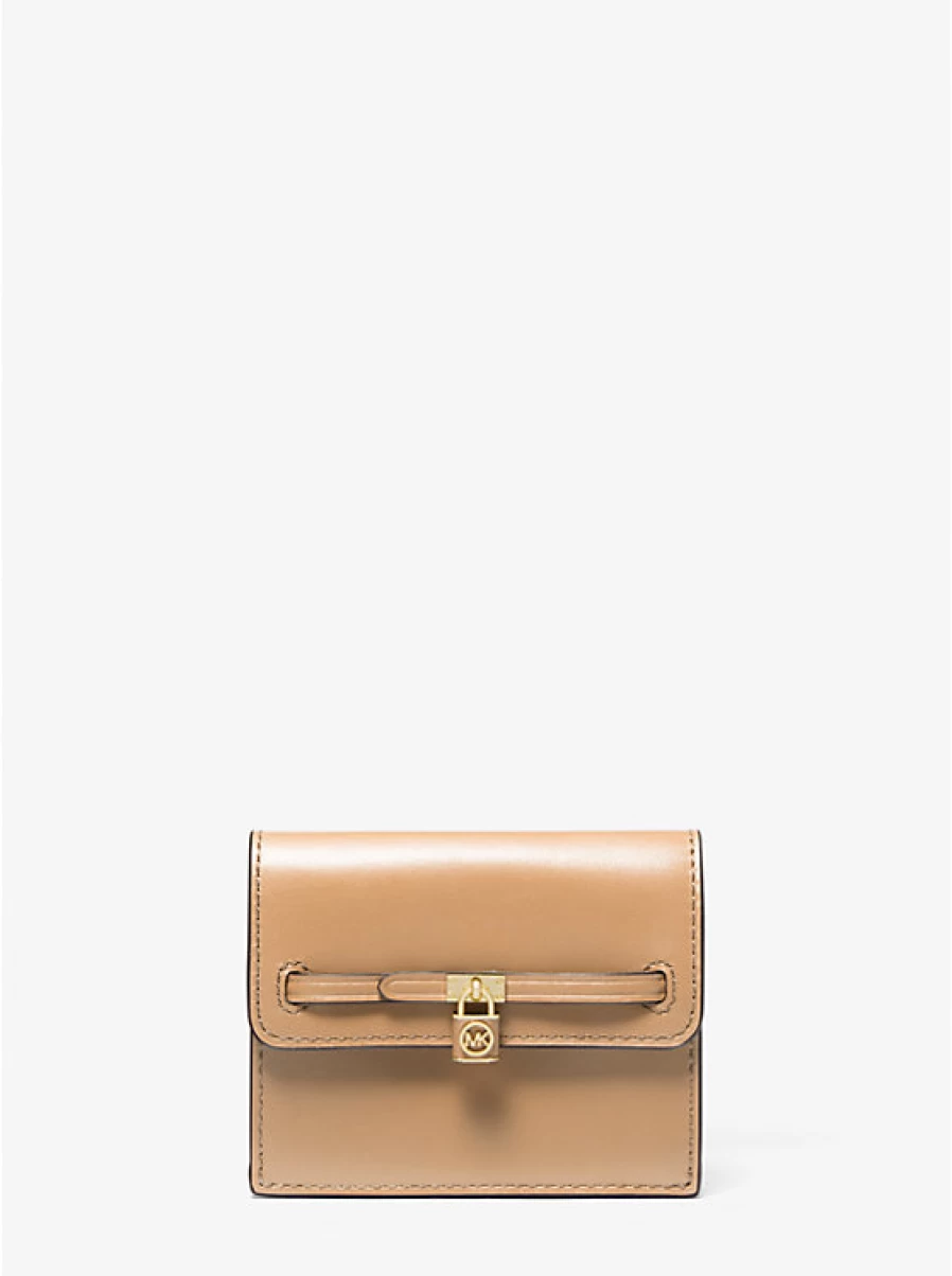 Michael Kors Women's Leather Card Holder - Slim RFID Blocking ID Credit Card Case Wallet